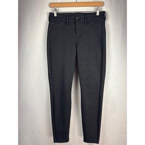 Liverpool Los Angeles Petite 6/28 Plaid Check Trousers Pants